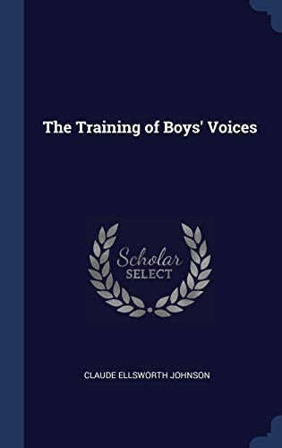 The Training of Boys' Voices cover