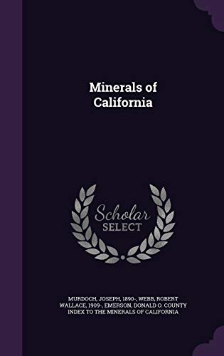 Minerals of California cover