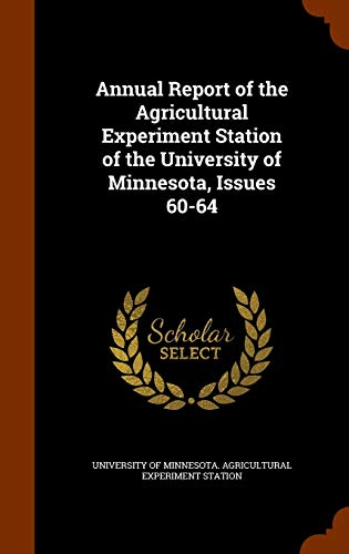 Annual Report of the Agricultural Experiment Station of the University cover