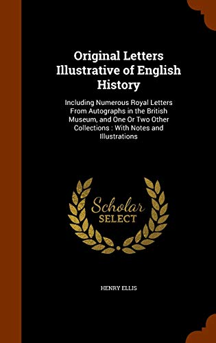 Original Letters Illustrative of English History cover