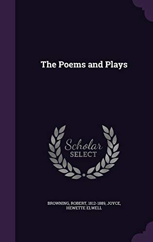 The Poems and Plays cover