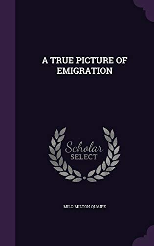 A True Picture of Emigration cover