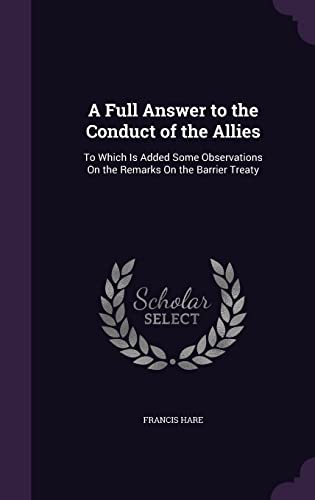 A Full Answer to the Conduct of the Allies cover