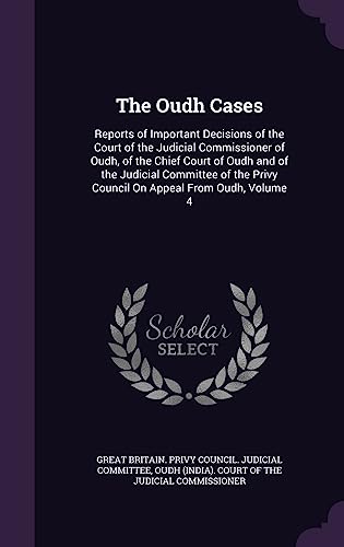 The Oudh Cases cover