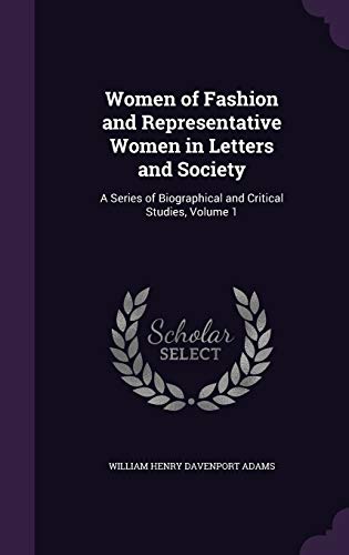 Women of Fashion and Representative Women in Letters and Society cover
