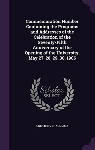 Commemoration Number Containing the Programs and Addresses of the Cele cover