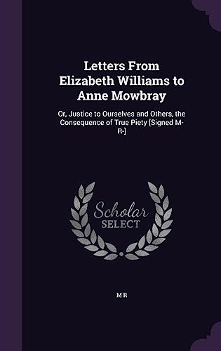 Letters From Elizabeth Williams to Anne Mowbray cover