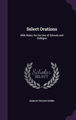 Select Orations cover