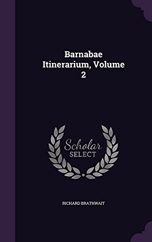 Barnabae Itinerarium, Volume 2 cover