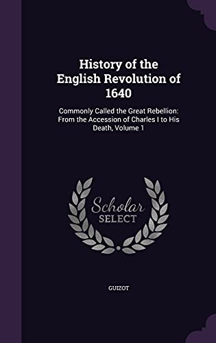 History of the English Revolution of 1640 cover