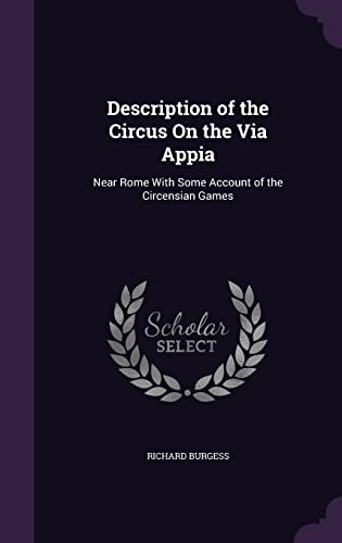 Description of the Circus On the Via Appia cover
