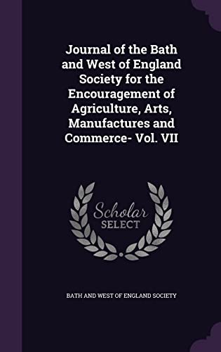 Journal of the Bath and West of England Society for the Encouragement cover