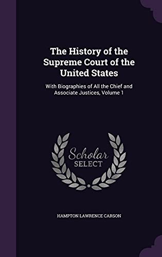 The History of the Supreme Court of the United States cover