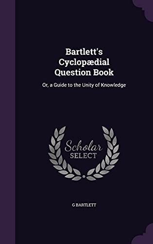Bartlett's Cyclopaedial Question Book cover
