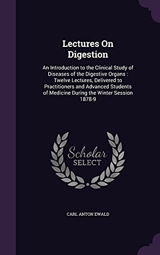 Lectures On Digestion cover