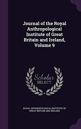 Journal of the Royal Anthropological Institute of Great Britain and Ir cover