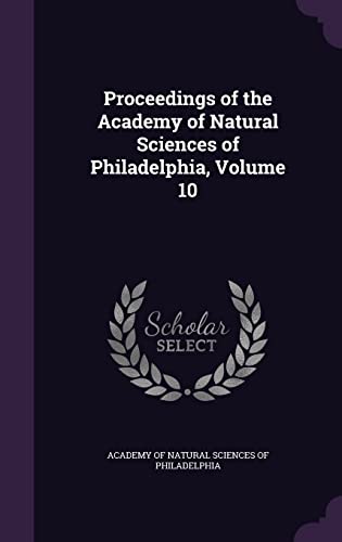Proceedings of the Academy of Natural Sciences of Philadelphia, Volume cover