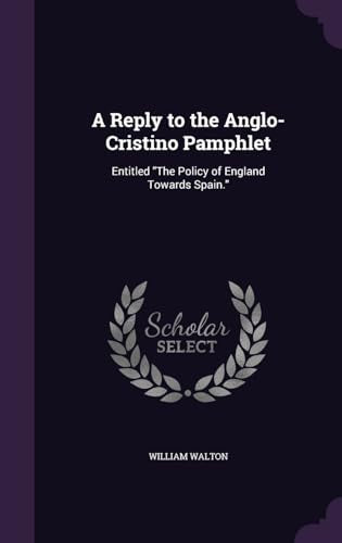 A Reply to the Anglo-Cristino Pamphlet cover