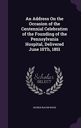 An Address On the Occasion of the Centennial Celebration of the Foundi cover