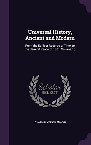 Universal History, Ancient and Modern cover