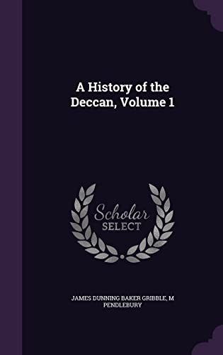 A History of the Deccan, Volume 1 cover