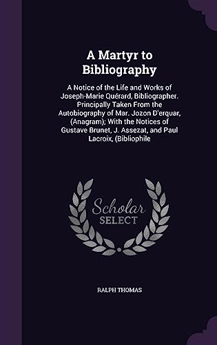 A Martyr to Bibliography cover