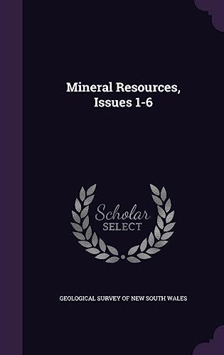 Mineral Resources, Issues 1-6 cover