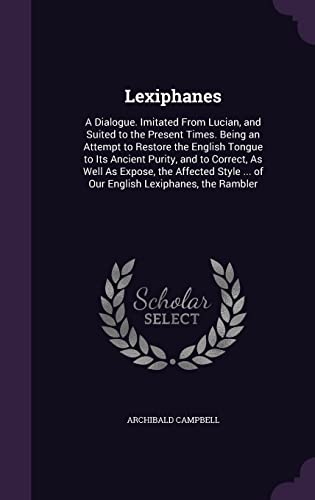 Lexiphanes cover