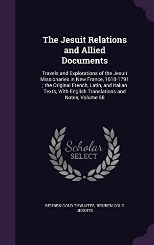The Jesuit Relations and Allied Documents cover