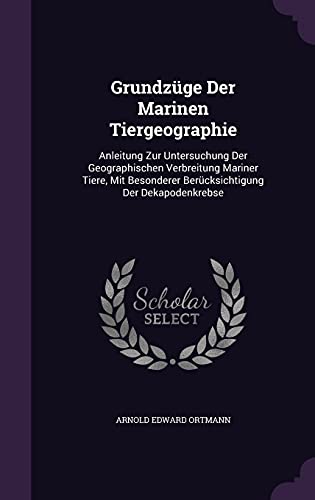Grundzüge Der Marinen Tiergeographie cover