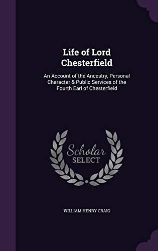 Life of Lord Chesterfield cover
