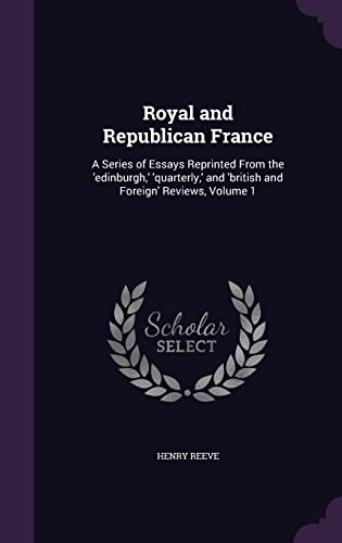 Royal and Republican France cover