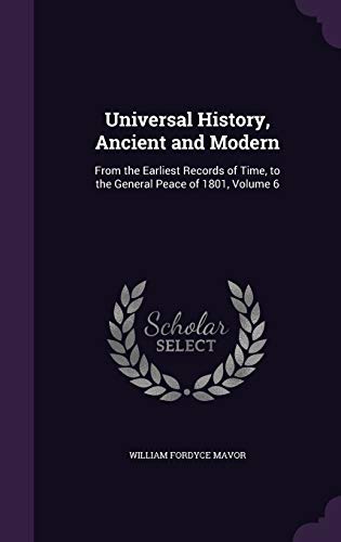 Universal History, Ancient and Modern cover