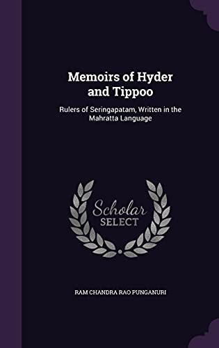 Memoirs of Hyder and Tippoo cover