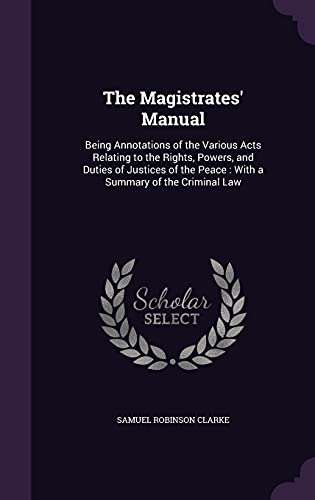 The Magistrates' Manual cover