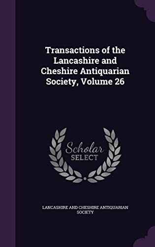 Transactions of the Lancashire and Cheshire Antiquarian Society, Volum cover