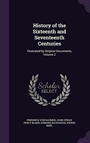 History of the Sixteenth and Seventeenth Centuries cover