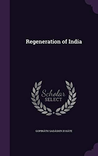 Regeneration of India cover