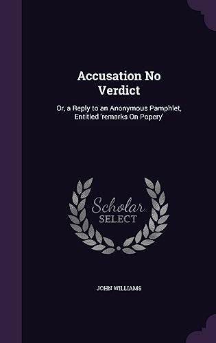 Accusation No Verdict cover