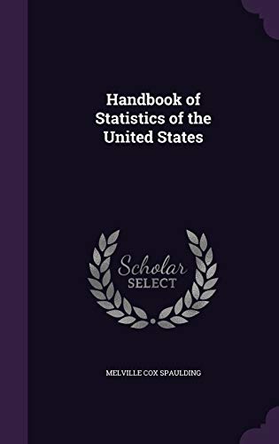 Handbook of Statistics of the United States cover