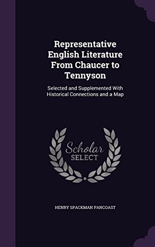 Representative English Literature From Chaucer to Tennyson cover