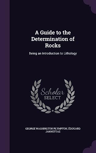 A Guide to the Determination of Rocks cover