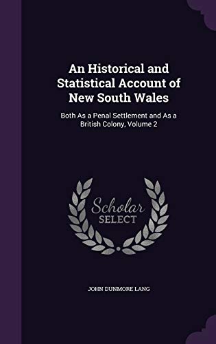 An Historical and Statistical Account of New South Wales cover