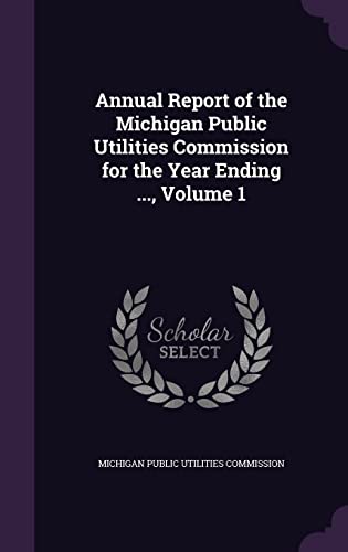 Annual Report of the Michigan Public Utilities Commission for the Year cover