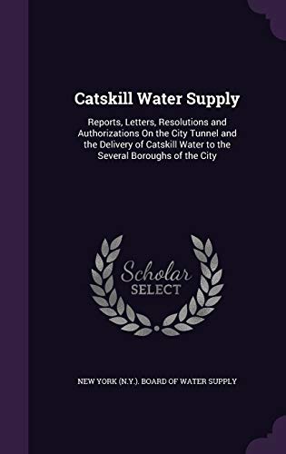 Catskill Water Supply cover