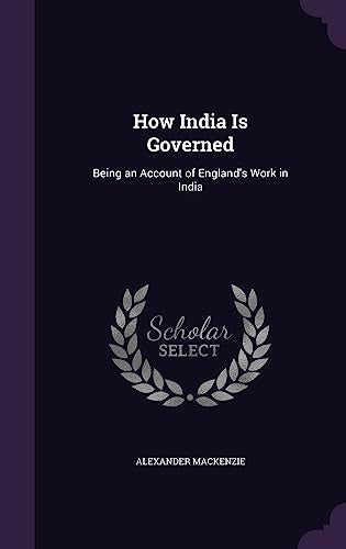 How India Is Governed cover