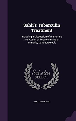 Sahli's Tuberculin Treatment cover