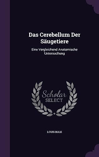 Das Cerebellum Der Saugetiere cover