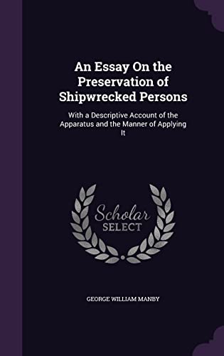 An Essay On the Preservation of Shipwrecked Persons cover