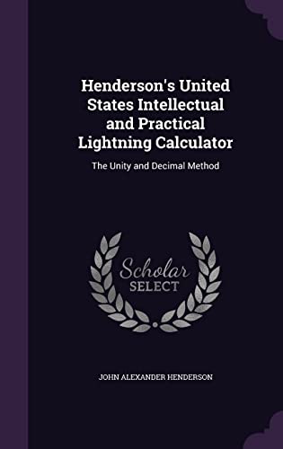 Henderson's United States Intellectual and Practical Lightning Calcula cover